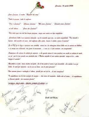 16 aprile: doppio compleanno del direttore dei corsi e del suo vice