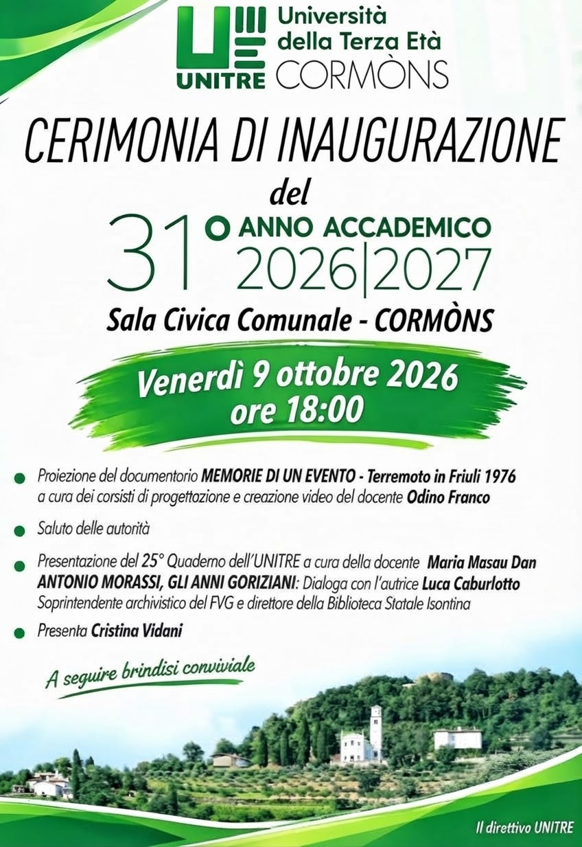 inaugurazione AA 2026 2027